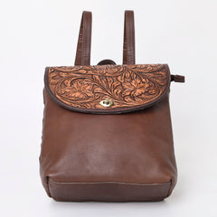 Montana West 100% Genuine Oily Calf Leather Backpack - Montana West World