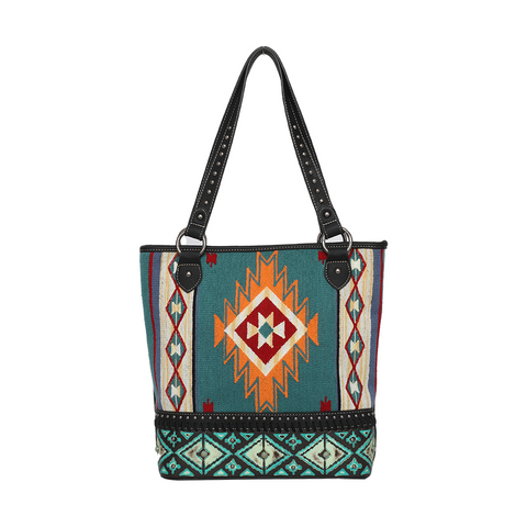 Montana West Aztec Tapestry Concealed Carry Tote - Montana West World