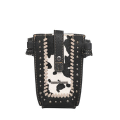 Trinity Ranch Hair-On Cowhide Collection Crossbody Phone Case - Montana West World