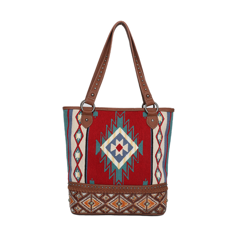 Montana West Aztec Tapestry Concealed Carry Tote - Montana West World