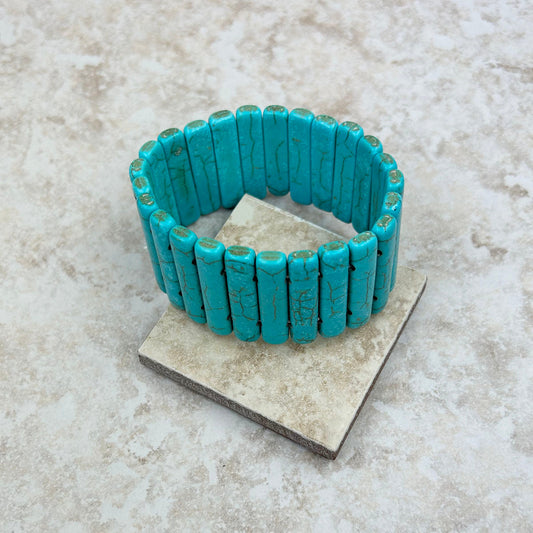 Turquoise Stone Bracelet - Montana West World