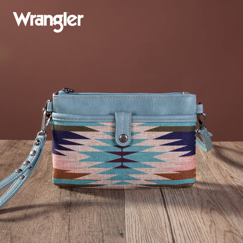 Wrangler Aztec Print Crossbody Clutch - Montana West World