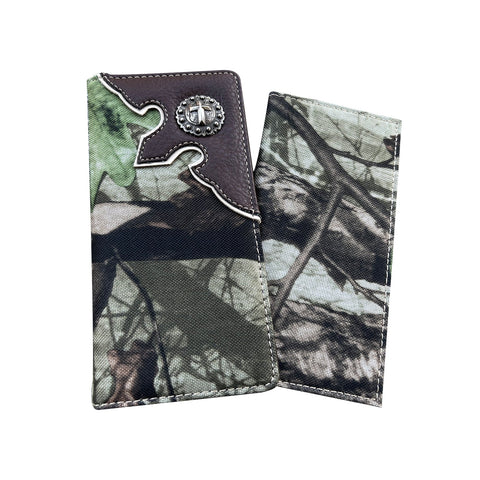 Montana West Camo Print Checkbook Cover Wallet - Montana West World