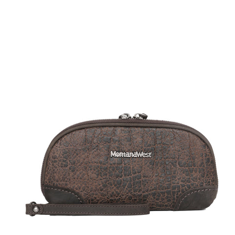 Montana West Genuine Leather Western Clutch Wallet - Montana West World