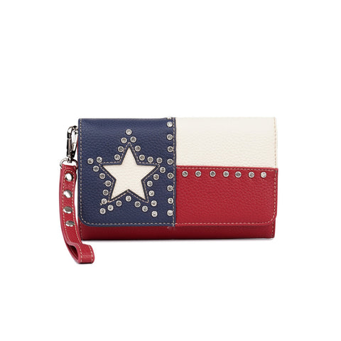 Montana West Texas Pride Studs Crossbody Wallet - Montana West World