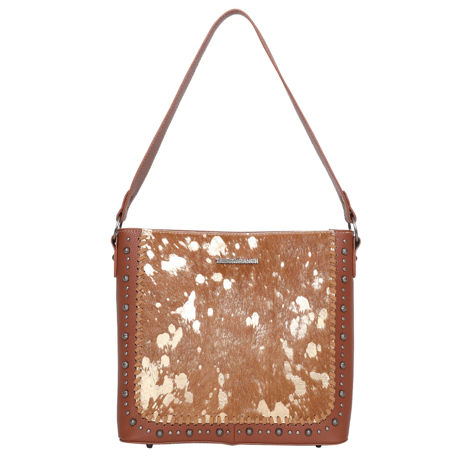 Trinity Ranch Hair-On Cowhide Collection Concealed Carry Tote - Montana West World