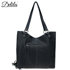 Delila 100% Genuine Leather Collection Tote - Montana West World