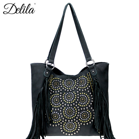 Delila 100% Genuine Leather Collection Tote - Montana West World