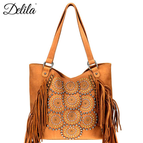 Delila 100% Genuine Leather Collection Tote - Montana West World