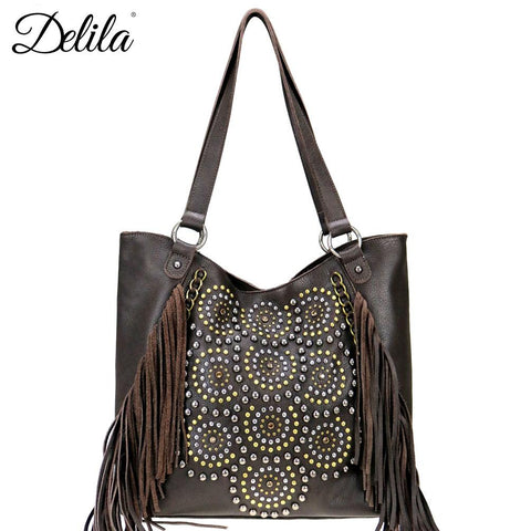 Delila 100% Genuine Leather Collection Tote - Montana West World