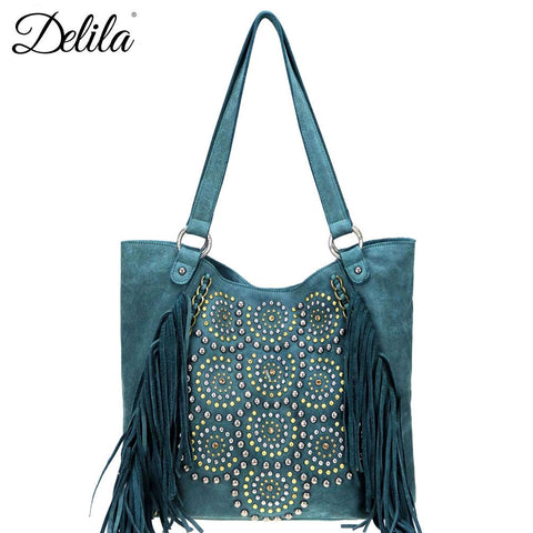 Delila 100% Genuine Leather Collection Tote - Montana West World