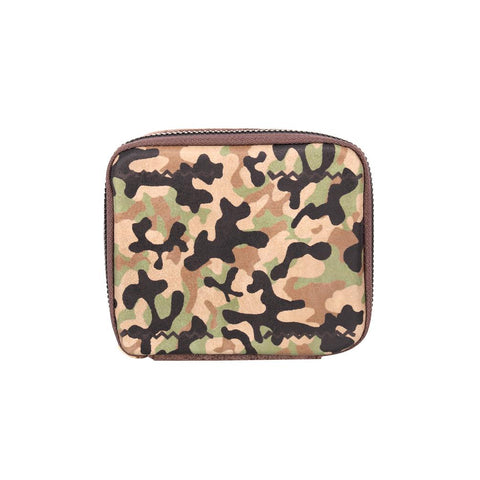 Montana West Western Design Pill Box Travel Organizer/ Zippered Case Camo Print - Montana West World