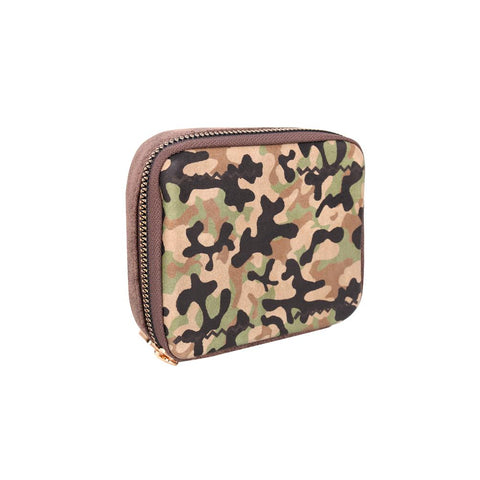 Montana West Western Design Pill Box Travel Organizer/ Zippered Case Camo Print - Montana West World