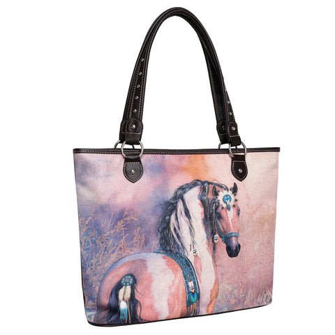 Montana West Horse Canvas Tote Bag - Montana West World