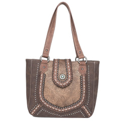 Montana West Vintage Floral Embossed Carry Tote - Montana West World