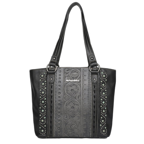 Montana West Floral Embossed Concealed Carry Tote - Montana West World