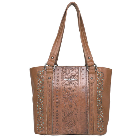 Montana West Floral Embossed Concealed Carry Tote - Montana West World