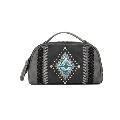 Montana West Aztec Embossed Western Multi Purpose Travel Pouch - Montana West World