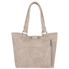 Montana West Embossed Crystal Buckle Concealed Tote - Montana West World