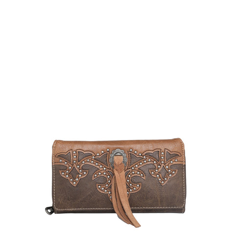 Montana West Boot Scroll Collection Wallet - Montana West World