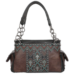 Montana West Concho Collection Concealed Carry Satchel - Montana West World
