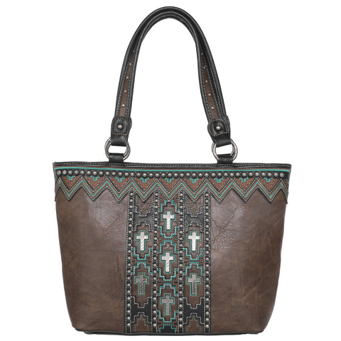 Montana West Concho Collection Concealed Carry Tote - Montana West World