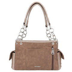 Montana West Cut-Out Turquoise Stone Concho Satchel Bag - Montana West World