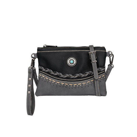 Montana West Stone Concho Crossbody Clutch - Montana West World