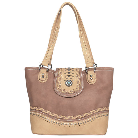 Montana West Concho Collection Concealed Carry Tote - Montana West World