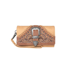 Montana West Floral Embroidered Buckle Collection Wallet - Montana West World