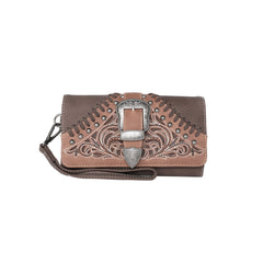 Montana West Floral Embroidered Buckle Collection Wallet - Montana West World