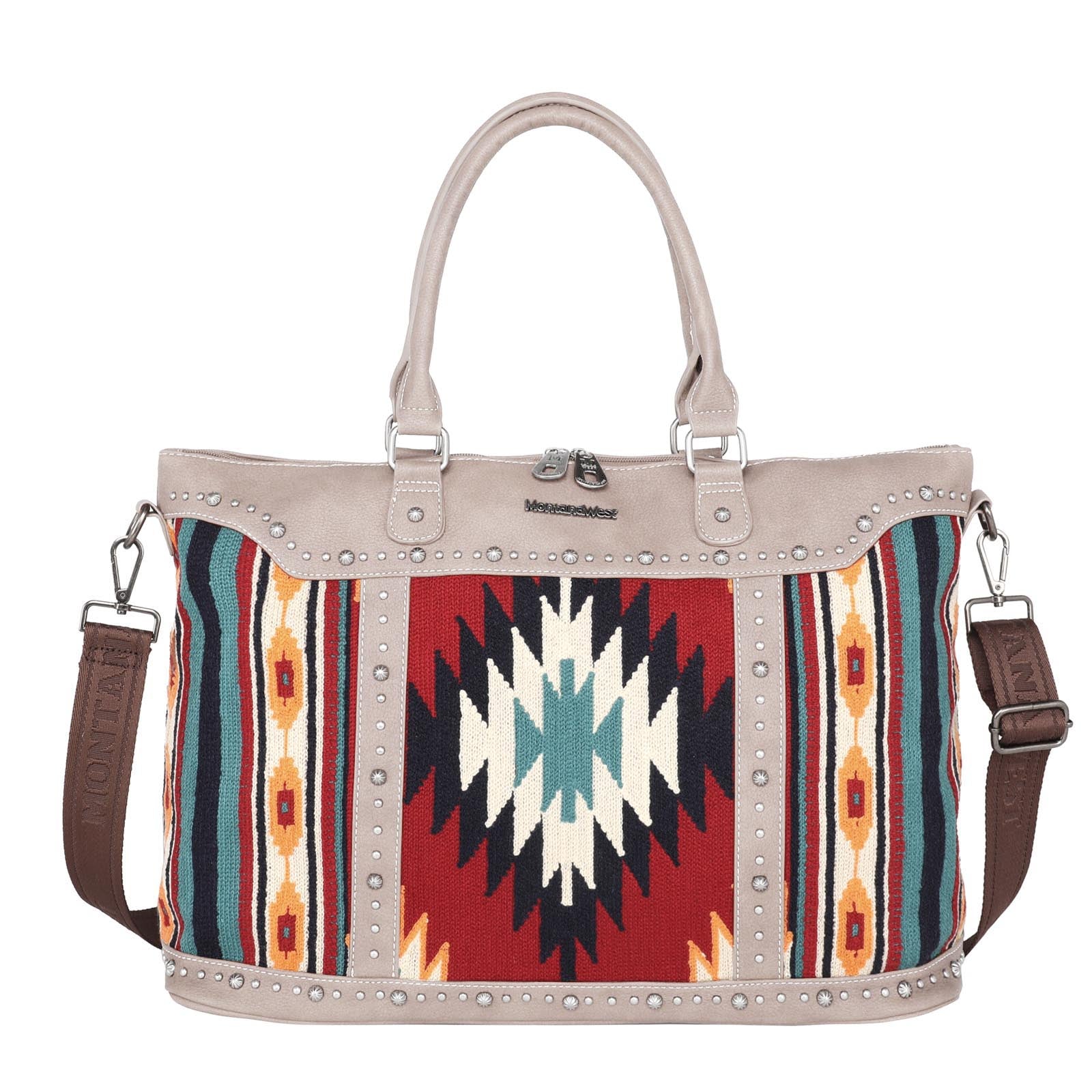 Montana West Aztec Tapestry Collection Weekender Bag - Montana West World