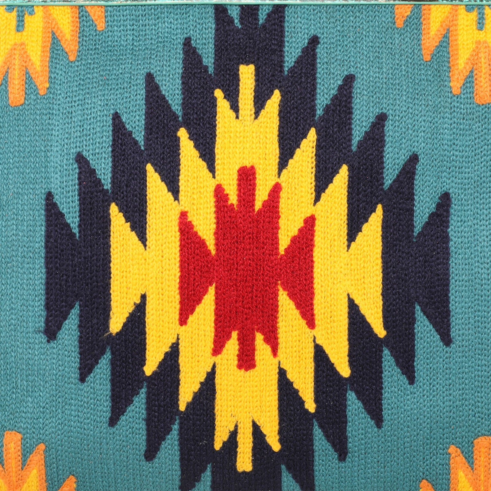 Montana West Aztec Tapestry Leather Fringe Carry Hobo - Montana West World