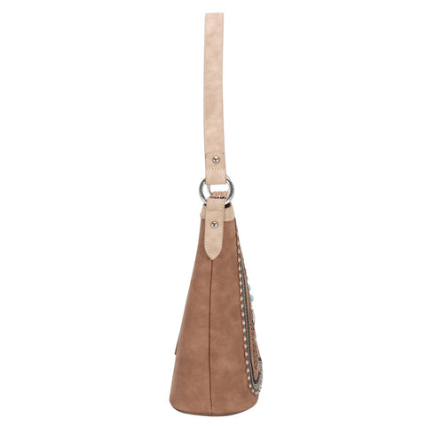 Montana West Cut-out Floral Stone Concho Concealed Carry Hobo - Montana West World