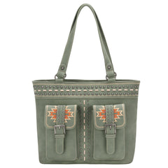 Montana West Embroidered Aztec Concealed Carry Tote - Montana West World