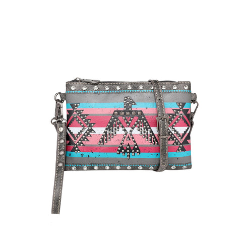 Montana West Aztec Thunderbird Crossbody Clutch - Montana West World