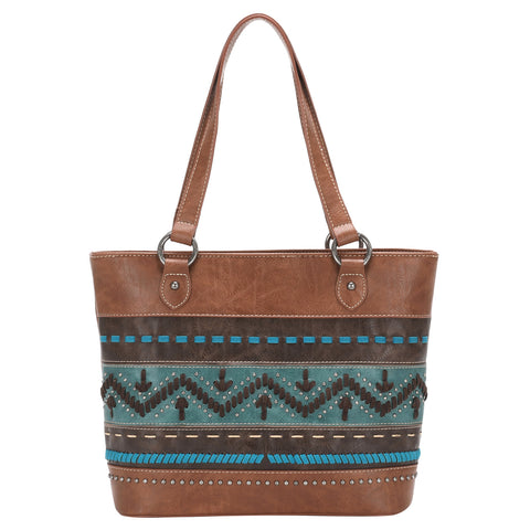 Montana West Whipstitch Colorblock Concealed Carry Tote - Montana West World