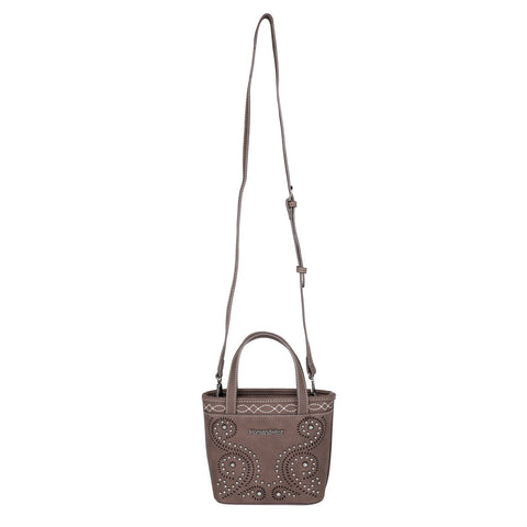 Montana West Laser Cut-out Swirl Crossbody Mini Tote - Montana West World