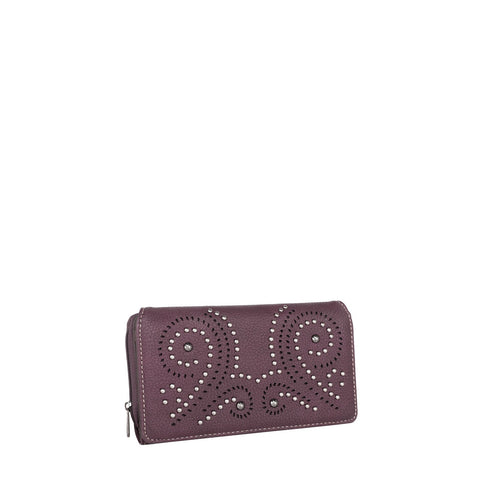 Montana West Laser Cut-out Swirl Wallet - Montana West World