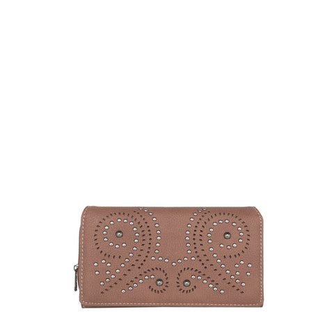 Montana West Laser Cut-out Swirl Wallet - Montana West World