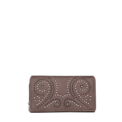 Montana West Laser Cut-out Swirl Wallet - Montana West World