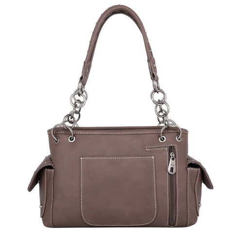 Montana West Laser Cut-out Swirl Concealed Carry Satchel - Montana West World