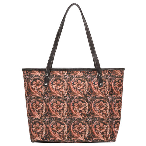 Montana West Vintage Floral Print Canvas Tote Bag - Montana West World