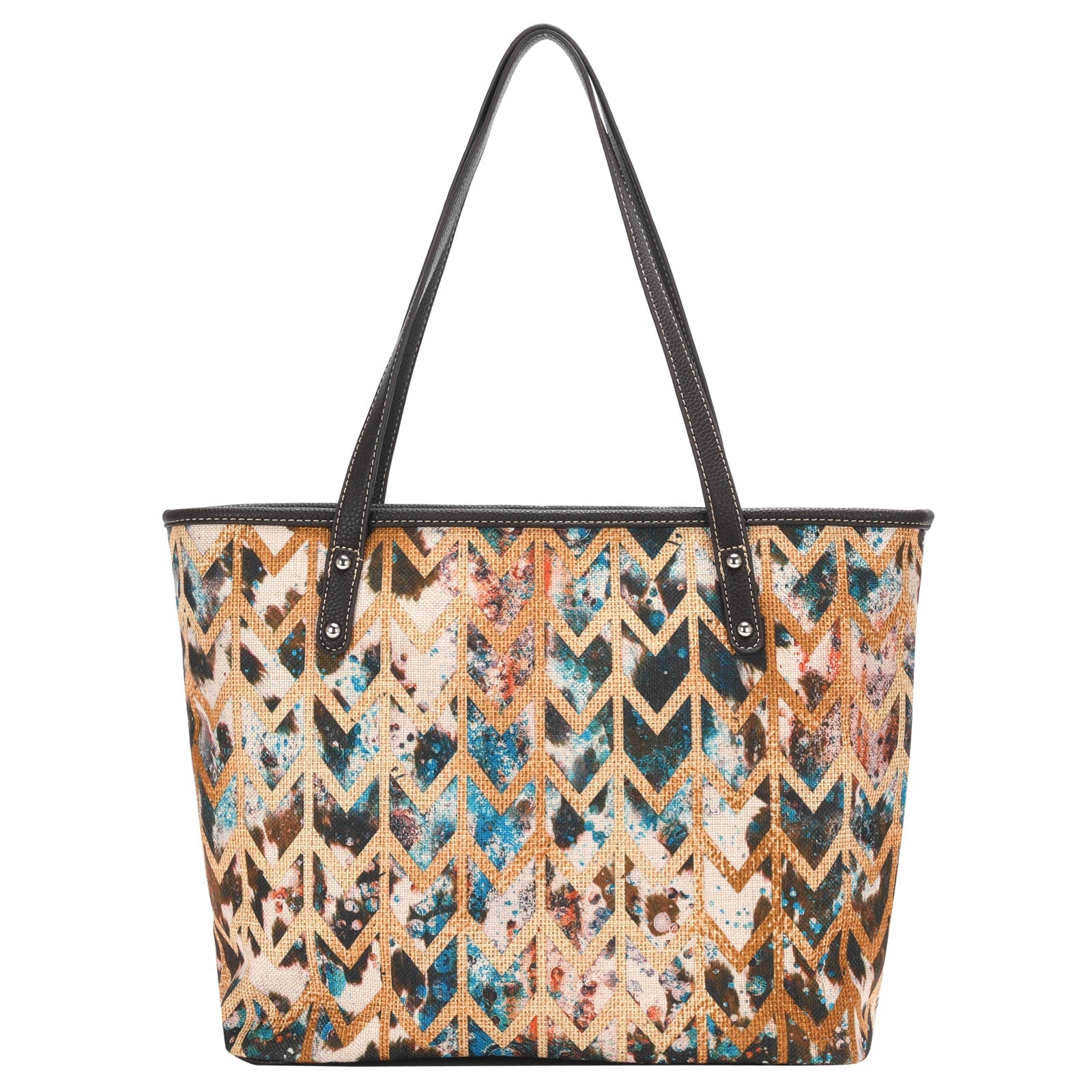 Montana West Camouflage Aztec Canvas Tote Bag - Montana West World