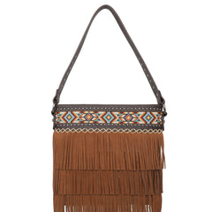 Montana West Aztec Tiered Fringe Concealed Carry Hobo And Wallet Set - Montana West World