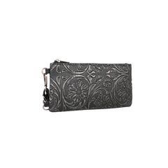 Montana West Floral Embossed Crossbody Phone Wristlet - Montana West World