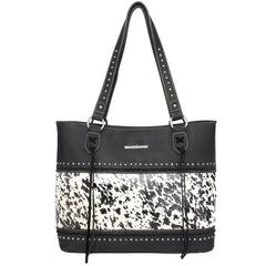 Trinity Ranch Hair On Cowhide Collection Concealed Carry Tote - Montana West World