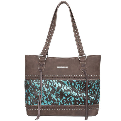 Trinity Ranch Hair On Cowhide Collection Concealed Carry Tote - Montana West World