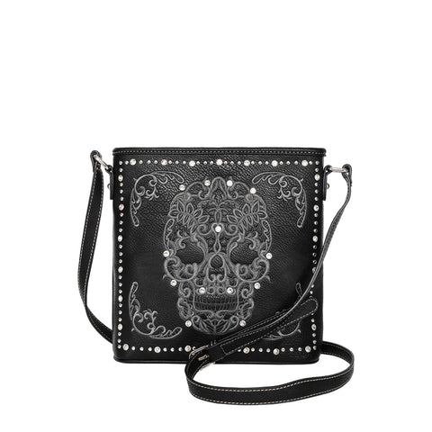 Montana West Sugar Skull Concealed Handgun Crossbody - Montana West World