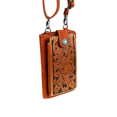 Montana West Tooled Crossbody Phone Purse - Montana West World